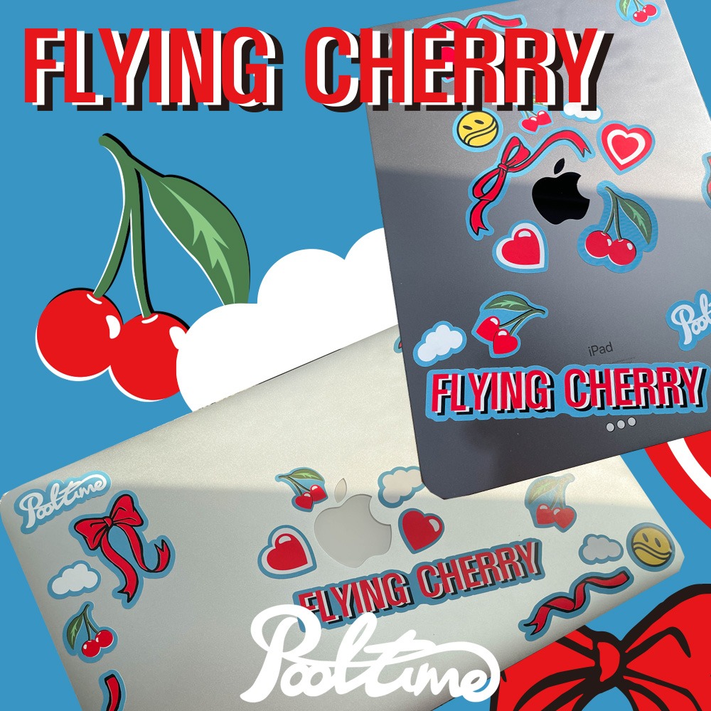 Flying Cherry 리무버블 스티커